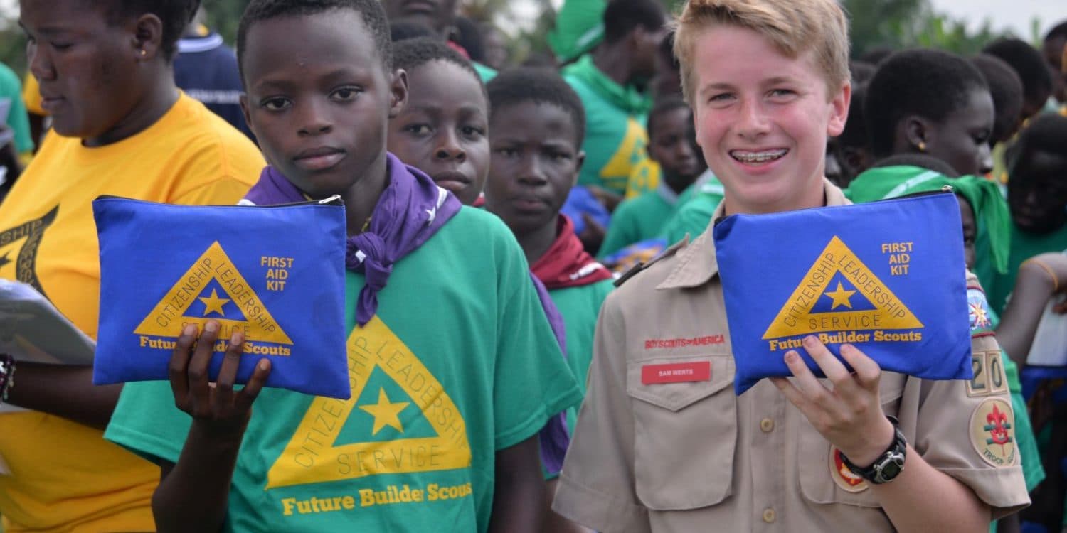 Future Builder Scouts first aid training